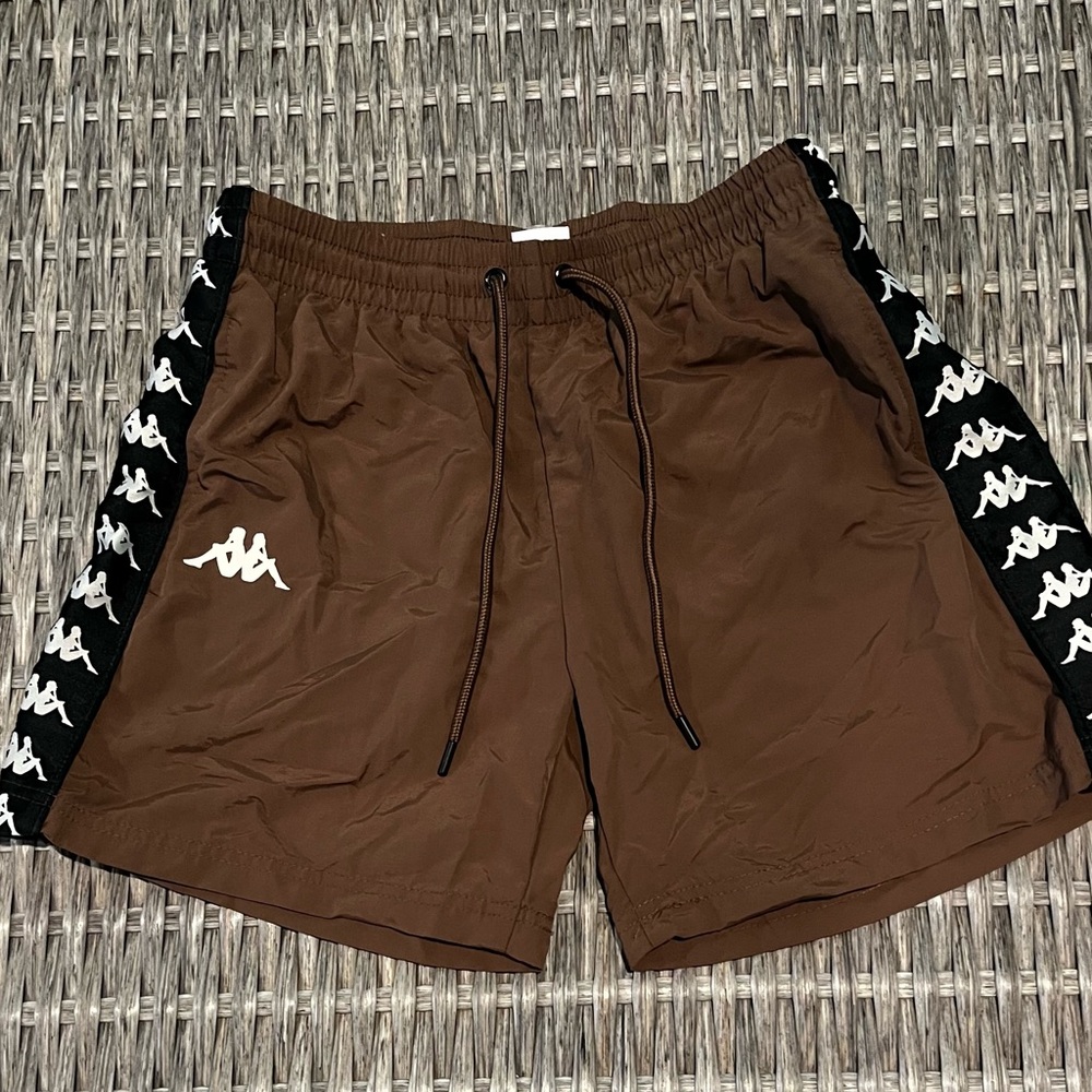 🆕Kappa Brown Banda Coney Active or Swim Short Size M